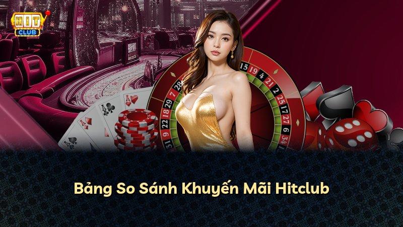 Bảng So Sánh Khuyến Mãi Hitclub